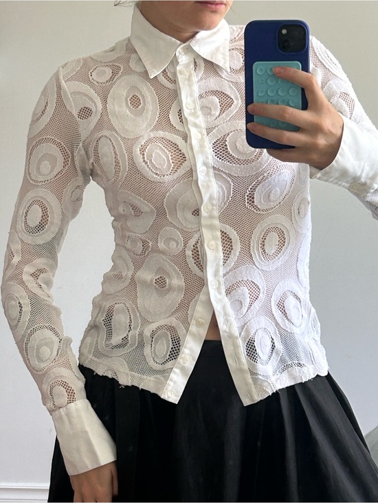 Anne Fontaine Tops - Anne Fontaine “Prisme” White Blouse
